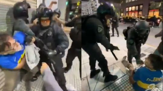 Represión en Congreso: golpearon e intentaron detener al padre Francisco «Paco» Olveira