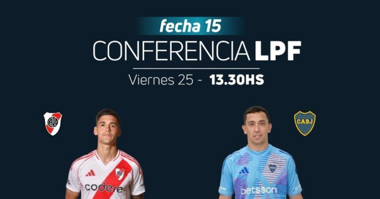 River – Boca: seguí en vivo la conferencia de Marchesin y Martínez Quarta en la previa del Súper