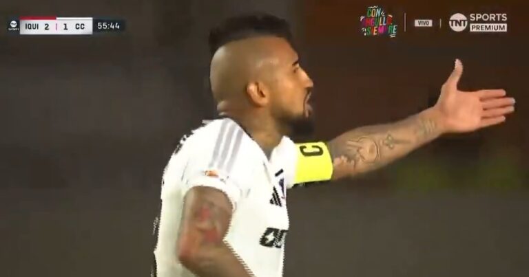 Arturo Vidal y un nuevo escándalo en Chile: penal errado, gol en contra y pelea con un compañero
