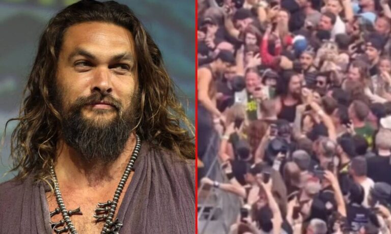 Jason Momoa se volvió loco en el pogo de despedida de Black Sabbath: el video viral