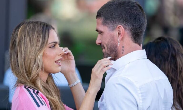 El romántico detalle de Tini Stoessel con Rodrigo de Paul en su presentación con el Inter Miami
