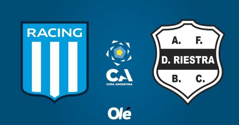 Racing vs. Riestra, por la Copa Argentina: hora, cómo ver y probables formaciones