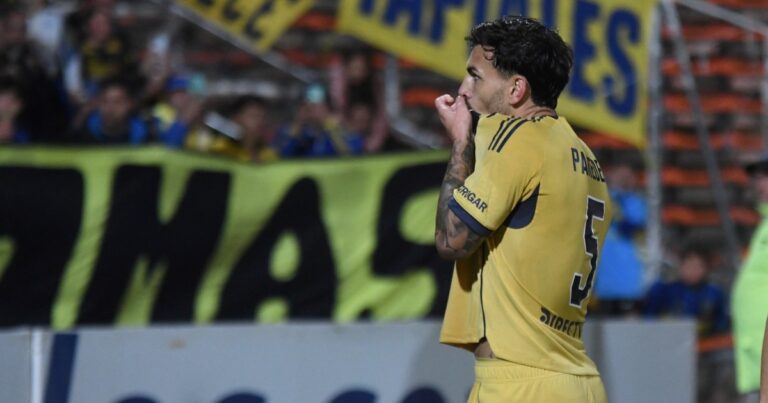 Festejo especial: a quién le dedicó Paredes el primer gol de Boca en Mendoza