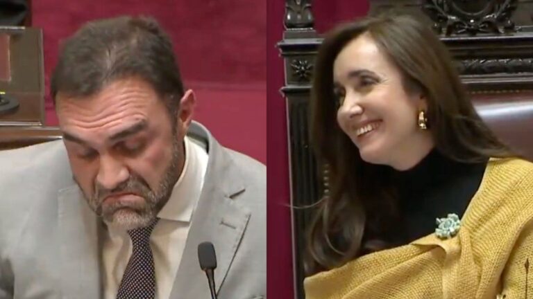 Ezequiel Atauche no pudo leer un número y desató la risa burlona de Victoria Villarruel: «No me sale»